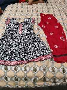 Ethnic anarkali style co ord set