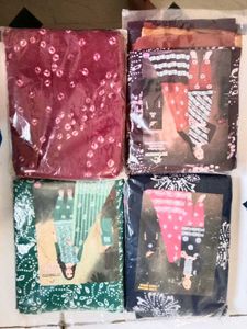 3 Pc Cotton Wax Batik Sets any 1 singl pis 500