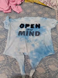 Tie-dye T-shirt "Open Your Mind"