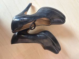 Shiny Black high  Heels