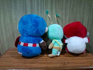Plush Toy Set - Captain America, Ultraman &amp; Friend