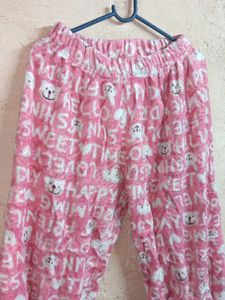 2PCS Trendy Oversized Fleece Fashion Night Suit