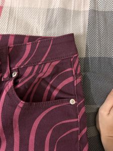 H&amp;M Wide Leg Pschedelic Pants