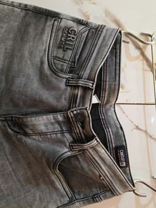 Cantabil Gray Denim Jeans