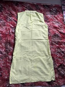 Sleeveless Light Green Kurta