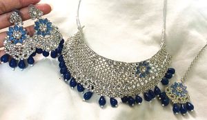 Blue Stone Jewellery Set