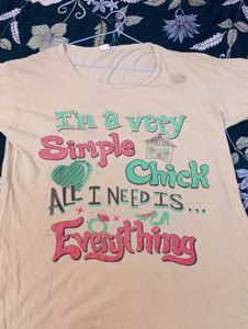 Simple Chick Graphic T-Shirt