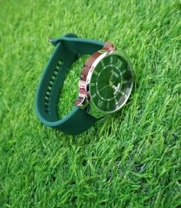 Stylish silicon Green Strap Watch