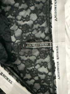 Victoria's Secret Black Lace Panty
