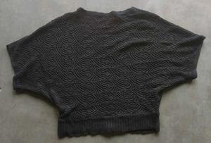 Stylish Dark Grey Knitted Top