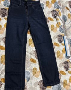 limeroad Women's Dark Wash black Straight Leg Jean