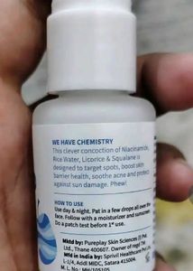 Plum Rice Water &amp; 10% Niacinamide Face Serum|50ml