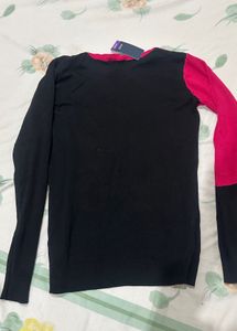 Completely New Color Block Long Sleeve Top