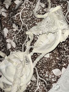 🤍Ivory Lace Bra and Panty Set🤍