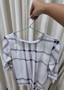 Classic Plaid Long Sleeve Top