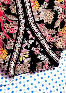 Elegant Floral Print Kurta Set
