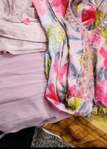 Beautiful Pink Ethnic Skirt