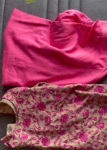Pink kurta set