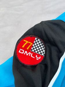 Retro Blue &amp; Black Track Jacket