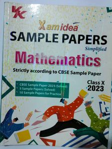 Xam Idea Sample Papers Mathematics Class X