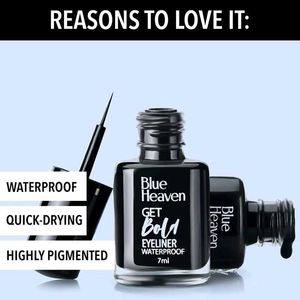Blue Heaven Get Bold Matte Finish Eyeliner Gel (Bl