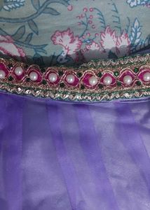 Purple Ethnic Skirt