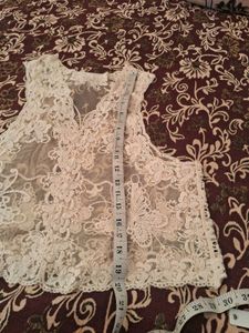 Elegant Lace Butterfly Crop Top