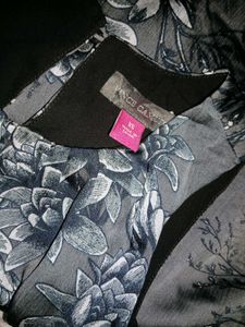 Elegant Satin Floral Top ❀