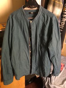 Men's Casual Band Collar Shirt
