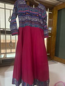 Beautiful Maroon Printed Kurta