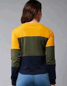 Colorblock Long Sleeve Top