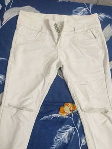 White Ripped Jeans