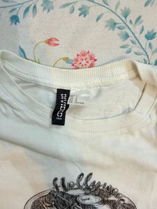 Cream Graphic T-Shirt