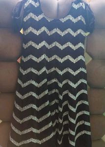 Elegant Ethnic Gown with Chevron Design