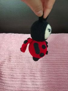 Crocheted Ladybug Plushie