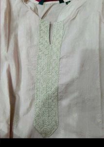 Festive Stylish Baby pink kurta