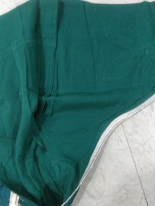 Georgette saree with silver work