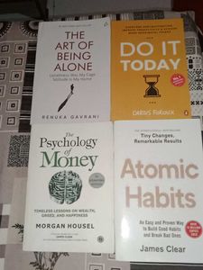 Lot of 4 Bestselling Self-Help Books
