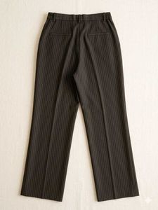 Classic Striped Wide-Leg Trousers