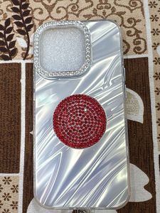 Sparkly Phone Case with Charm