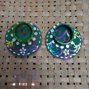 Festive T-light Candle Holder Set