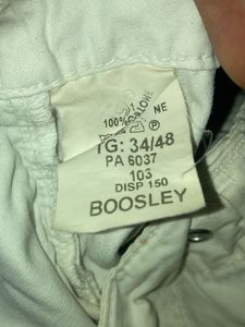 White BOOSLEY Cargo Pants