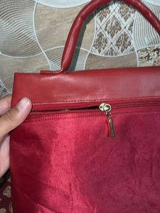 Chic Red Handbag