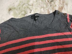 Striped Knit Top
