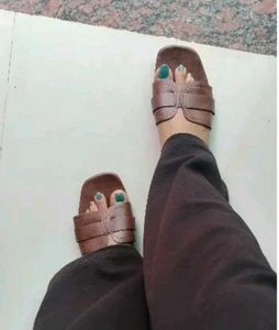 Brown Flats &amp; Sandals