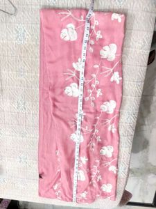 Pink Floral Scarf