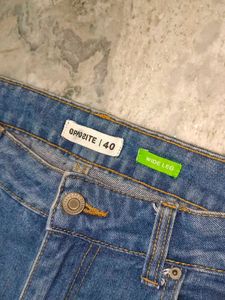 Wide Leg Denim Jeans