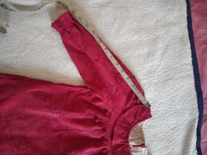 Cute Pink Corduroy Baby Dress