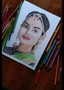 Color Full Art Work Handmade Draw