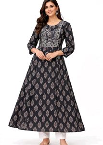 Beautiful anarkali Floral Print Kurta